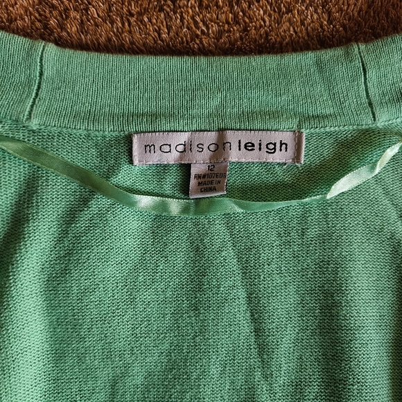 Size 8-10 dress set with shrug black,white& mint green - Picture 11 of 15